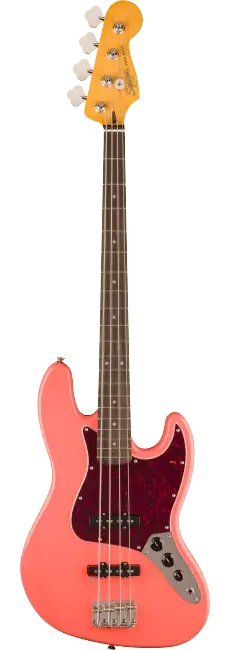 Squier Classic Vibe 60S Jazz Bass Laurel Tahitian Coral Nuova Collezione