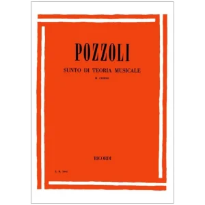 Offerta Limitata Pozzoli Sunto di Teoria Musicale 2