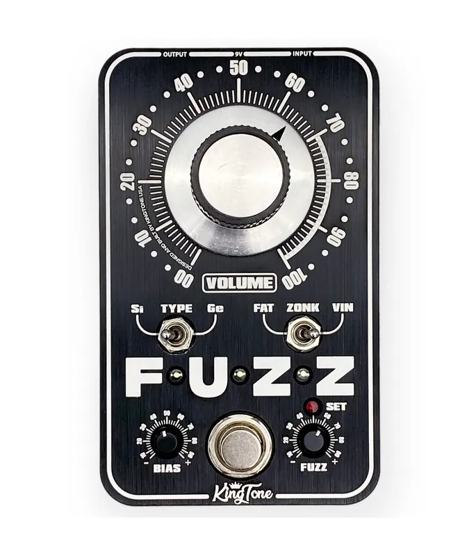 King Tone Guitar miniFUZZ V2 - Black Consegna Rapida